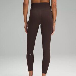 lululemon Wunder Train 25" leggings Espresso size 6